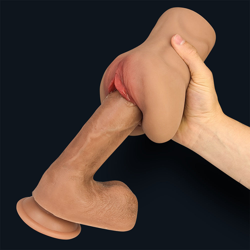 Mia Nins pocket pussy in use