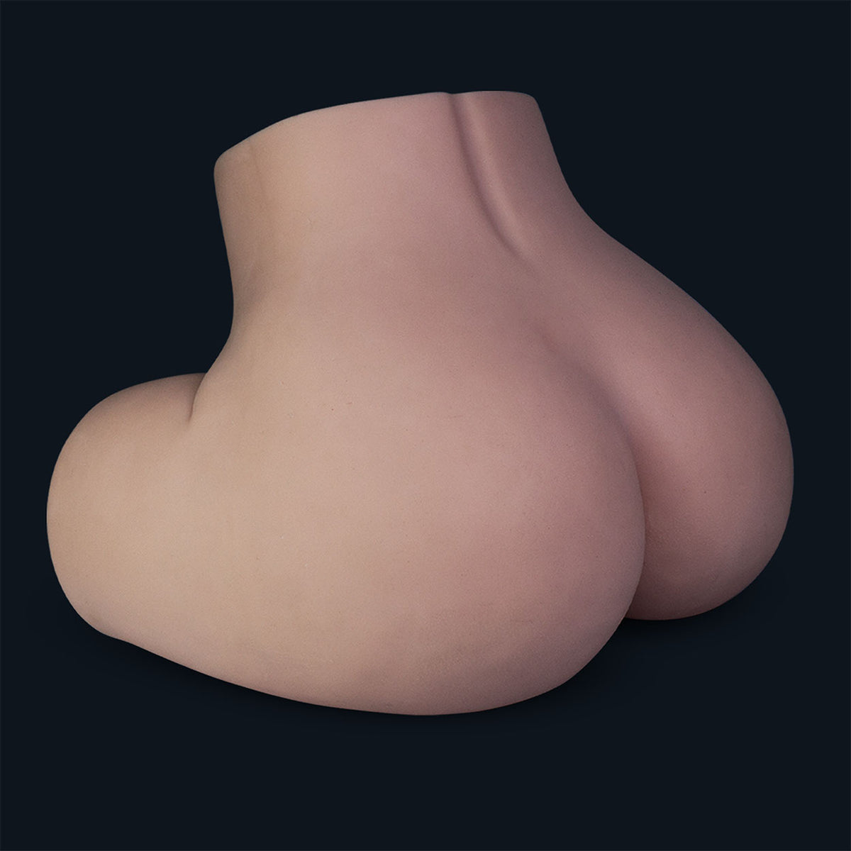 Vagin artificiel et fesses Loes, vue de côté des fesses