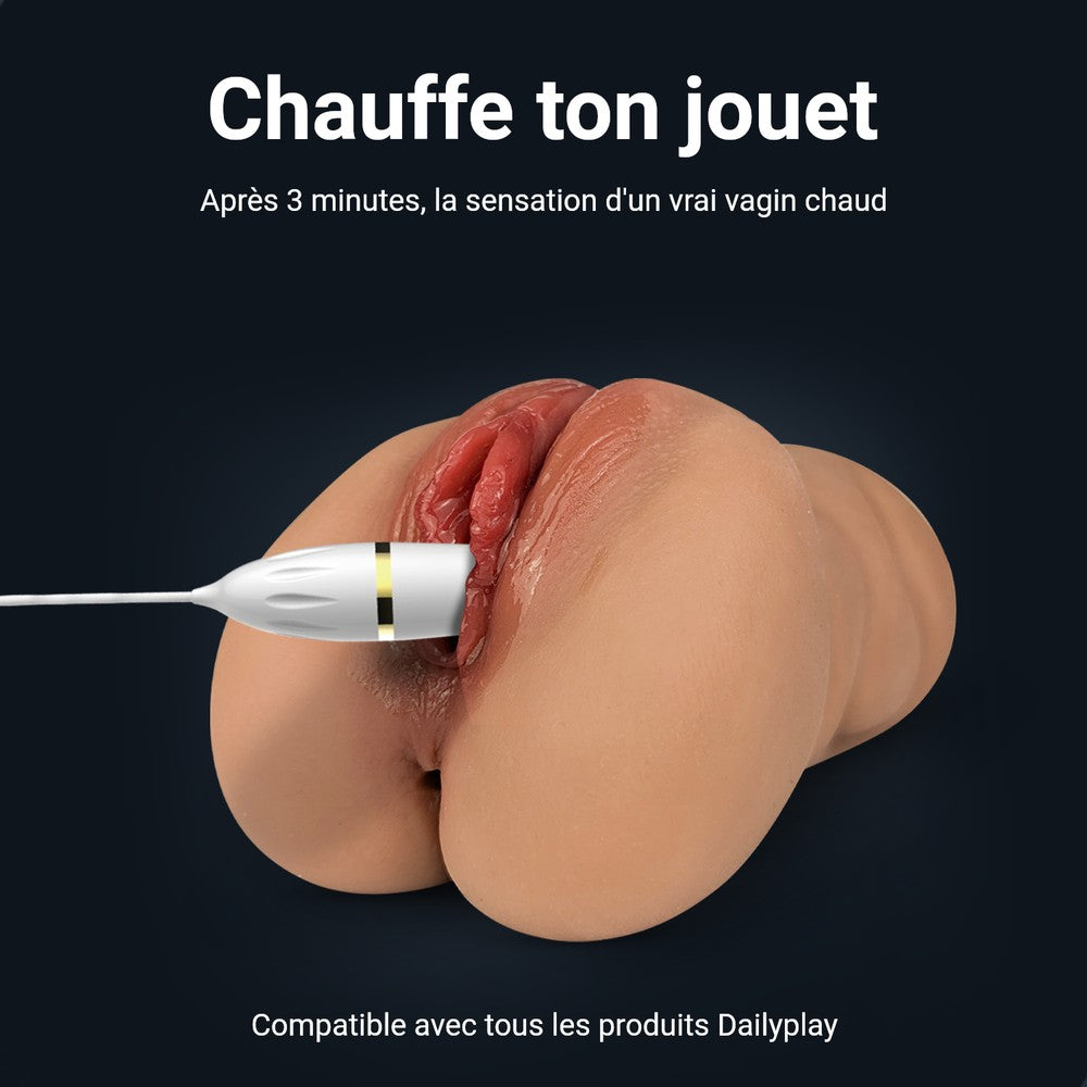 Bâton chauffant dans l'orifice d'un masturbateur : il chauffe le sextoy en 3 minutes