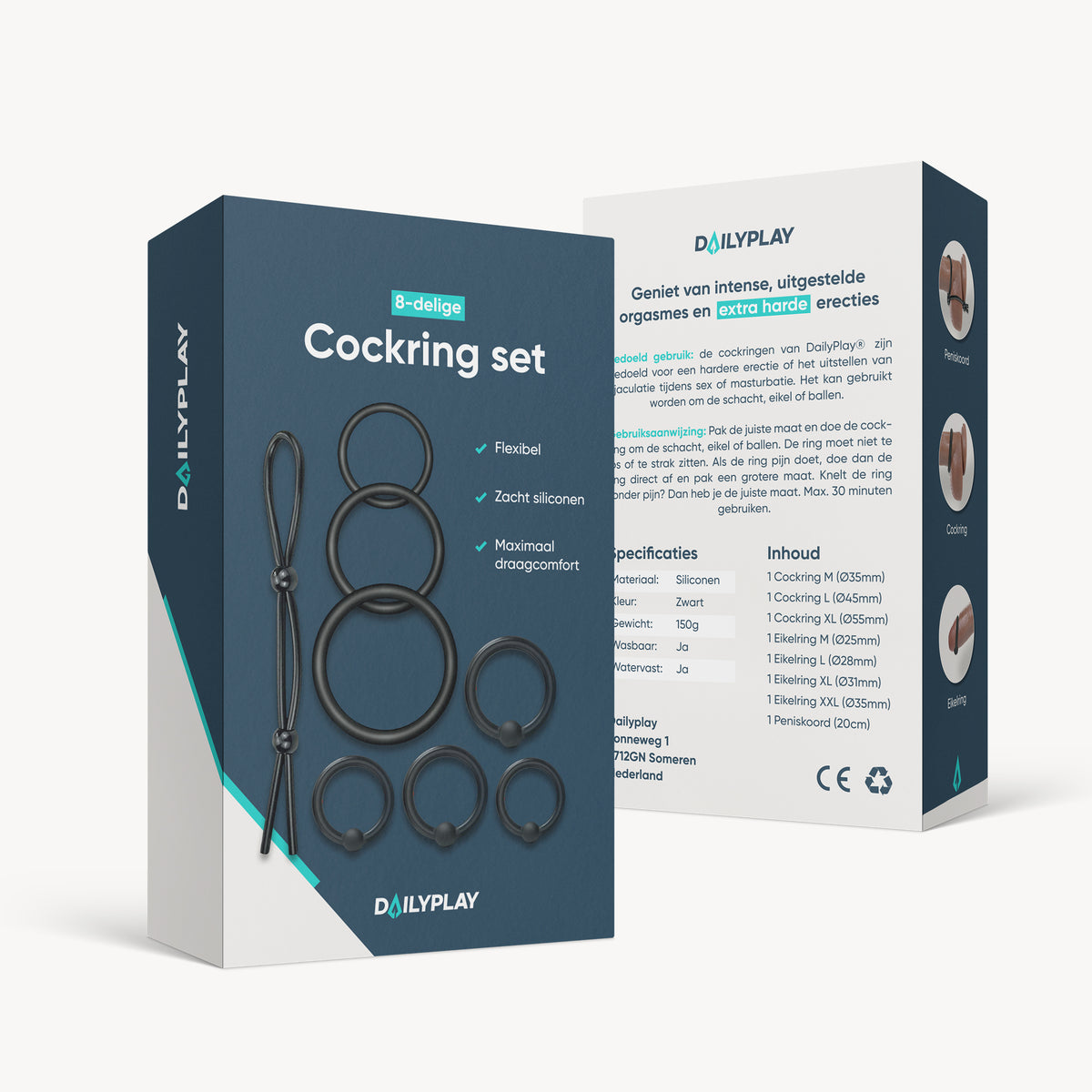 Penisringe Verpackung, Sextoys für Männer