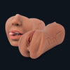 Masturbateur 3 en 1 Lisa avec orifices bouche, vagin et anus, vue de face